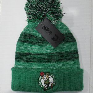 Boston Celtics Melange Knit Pom Beanie One Size